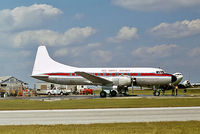 N910RC @ KPIE - N910RC   Convair 440-54 [483] (Red Carpet Airlines) St. Petersburg-Clearwater Int'l~N  06/10/1980. From a slide. - by Ray Barber