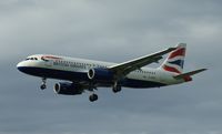 G-EUUH @ EGLL - British Airways, seen here landing at London Heathrow(EGLL) - by A. Gendorf