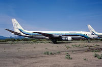N804E @ KMZJ - Douglas DC-8-51 [45411] (Mackey International Airlines) Marana-Pinal Airpark~N 16/10/1984. From a slide. - by Ray Barber
