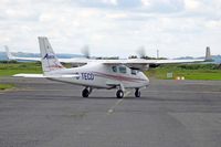 G-TECD @ EGFP - P-2006T, Aeros Gloucester Staverton based, pre takeoff checks. - by Derek Flewin