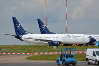 VP-BPG @ EGSH - Freshly painted into Blue Panorama colours. - by Graham Reeve