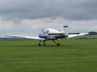 G-AWEA @ EGHA - parked at Compton abbas for lunch - by magnaman