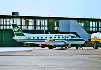 PT-GLZ @ EGPK - Embraer Emb-110P1 Bandeirante [110207] (Embraer) Glasgow-Prestwick~G 02/06/1979. From a slide. - by Ray Barber