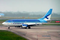 ES-ABD @ EGCC - Boeing 737-5Q8 [26323] (Estonian Air) Manchester-Ringway~G 02/02/2006 - by Ray Barber