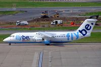 G-JEBA @ EGBB - BAe 146-300 [E3181] (Flybe) Birmingham Int'l~G 09/08/2005 - by Ray Barber