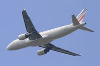 F-GKXL @ LFPG - Airbus A320-214, Take off rwy 27L, Roissy Charles De Gaulle airport (LFPG-CDG) - by Yves-Q