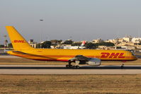 G-BMRG @ LMML - B757 G-BMRG DHL - by Raymond Zammit