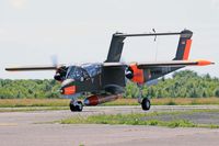 G-ONAA @ EGFH - OV-10B Bronco, seen taxxing in after displaying at the WNAS16. - by Derek Flewin