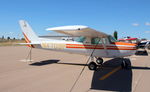 N4709P @ F37 - N4709P Cessna 152 at Carrizozo New Mexico - by Pete Hughes