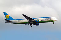 UK-67004 @ EGLL - Boeing 767-33PER [40536] (Uzbekistan Airways) Home~G 19/06/2015. On approach 27L. - by Ray Barber