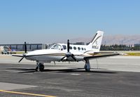 N116JJ @ KSJC - Very nice locally-based 1984 Cessna 421C parked at its tie down at San Jose International Airport, CA. - by Chris Leipelt