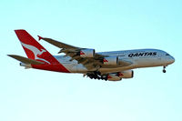 VH-OQJ @ EGLL - Airbus A380-841 [062] (QANTAS) Home~G 16/03/2014. On approach 27L. - by Ray Barber