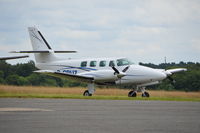 G-CRUZ @ EGTF - Cessna T303 Crusader AT Fairoaks. Ex N9336T - by moxy