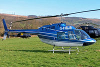 G-HSLB @ EGBC - Agusta-Bell AB.206B-3 Jet Ranger III [8690] Cheltenham Racecourse~G 18/03/2005 - by Ray Barber