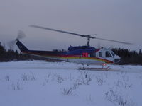 C-GHLE - Was working for UEX. This was one of the choppers we had on site. - by Jeff Kuiper