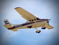 N158BP @ KRHV - M&M Air and Ground LLC (Modesto, CA) 1975 Cessna 182P departing at Reid Hillview Airport, San Jose, CA. - by Chris Leipelt