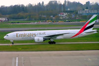A6-EMF @ EGBB - Boeing 777-21H [27249] (Emirates Airlines) Birmingham Int'l~G 16/11/2004 - by Ray Barber