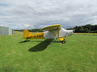 G-AMEN @ EGHP - in sun at popham - by magnaman