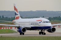 G-EUPW @ LFPO - Airbus A319-131, Lining up prior take off rwy 08, Paris-Orly airport (LFPO-ORY) - by Yves-Q