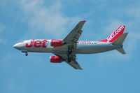 G-CELA @ EGCC - Jet2.com G-CELA on approach to Manchester Airport. - by David Burrell