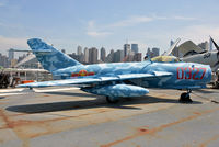 0327 - On display aboard USS Intrepid. Ex-Polish Air Force aircraft that has been repainted to represent a Mig-17 of the North Vietnamese Air Force during the Vietnam War. A few North Vietnamese pilots from the 923rd Fighter Regiment became aces on MiG-17s. - by Arjun Sarup