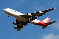 VH-OJL @ EGLL - Boeing 747-438 [25151] (QANTAS) Home~G 01/10/2009. On approach 27R. - by Ray Barber