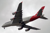 VH-OQF @ EGLL - Airbus A380-841 [029] (QANTAS) Home~G 03/06/2014. On approach 27R. - by Ray Barber