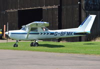 G-BFMK @ EGBG - Reims Cessna F152 at Leicester Airport. - by moxy