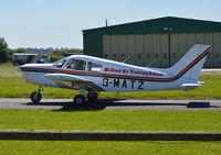 G-MATZ @ EGBG - Piper Cherokee at Leicester Airport. - by moxy