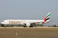 A6-EMX @ LMML - B777 A6-EMX Emirates Airlines - by Raymond Zammit