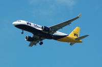 G-ZBAS @ EGCC - Monarch Airlines G-ZBAS on approach to Manchester Airport. - by David Burrell