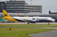 G-OJEG @ EGCC - Monarch A321 taxiing for departure. - by FerryPNL