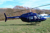 G-HEBE @ EGBC - Bell 206B-3 Jet Ranger III [3745] Cheltenham Racecourse~G 16/03/2004 - by Ray Barber