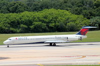 N987DL @ KTPA - Delta Flight 936 (N987DL) arrives at Tampa International Airport following flight from Cancun International Airport