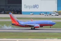 N789SW @ KTPA - Southwest Flight 1073 (N789SW) arrives at Tampa International Airport following flight from Manchester Airport