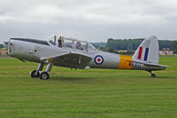 G-ARWB @ EGBP - Chipmunk, Thruxton Hampshire based, previously WK611, seen at the Skysport Fly In. - by Derek Flewin