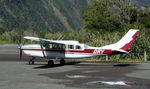 ZK-DRY @ MFN - ZK-DRY Cessna 207 at Milford Sound NZ - by Pete Hughes
