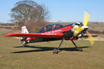 HA-HUO @ X5FB - Sukhoi Su-29, Fishburn Airfield, UK, March 7th 2010. - by Malcolm Clarke