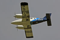 G-OXFD @ EGFF - Seneca V, Oxford Aviation Academy Oxford based, callsign Oxford 67, previously N34437, ILS approach and go-round.