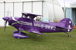 G-BKKZ @ X5FB - Pitts S-1S, Fishburn Airfield, August 20th 2011. - by Malcolm Clarke
