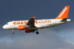 G-EZGR @ EGNT - Airbus A319-111 on approach to Newcastle Airport, March 1st 2012. - by Malcolm Clarke