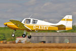 G-AXEV @ EGBR - Beagle B-121 Pup 150 at The Real Aeroplane Company's Summer Fly-In, Breighton Airfield, August 2011. - by Malcolm Clarke