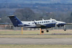 G-COBM @ EGNV - Beech Super King Air 350 at Durham Tees Valley Airport, February 15th 2012. - by Malcolm Clarke