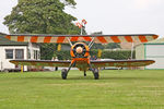 N74189 @ X5FB - Boeing PT-17 Kaydet, on a refueling stop at Fishburn Airfield, July 31st 2011. - by Malcolm Clarke