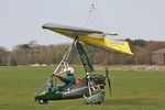 G-OBJP @ EGBR - Pegasus Quantum 15-912 at Breighton Airfield, March 27th 2001. - by Malcolm Clarke