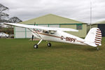 G-BRPF @ X5FB - Cessna 120 at Fishburn Airfield, March 10th 2012. - by Malcolm Clarke