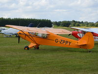 G-ZPPY @ EGLM - Piper L-18C Super Cub at White Waltham. - by moxy