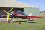 HA-HUO @ X5FB - Sukhoi SU-29 at Fishburn Airfield, September 26th 2009. - by Malcolm Clarke