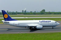 D-ABEE @ EDDL - Boeing 737-330 [25216] (Lufthansa) Dusseldorf~D 19/05/2005 - by Ray Barber