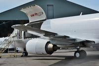 M-MOVE @ EGHH - Evidence of its previous life with Swiftair - by John Coates
